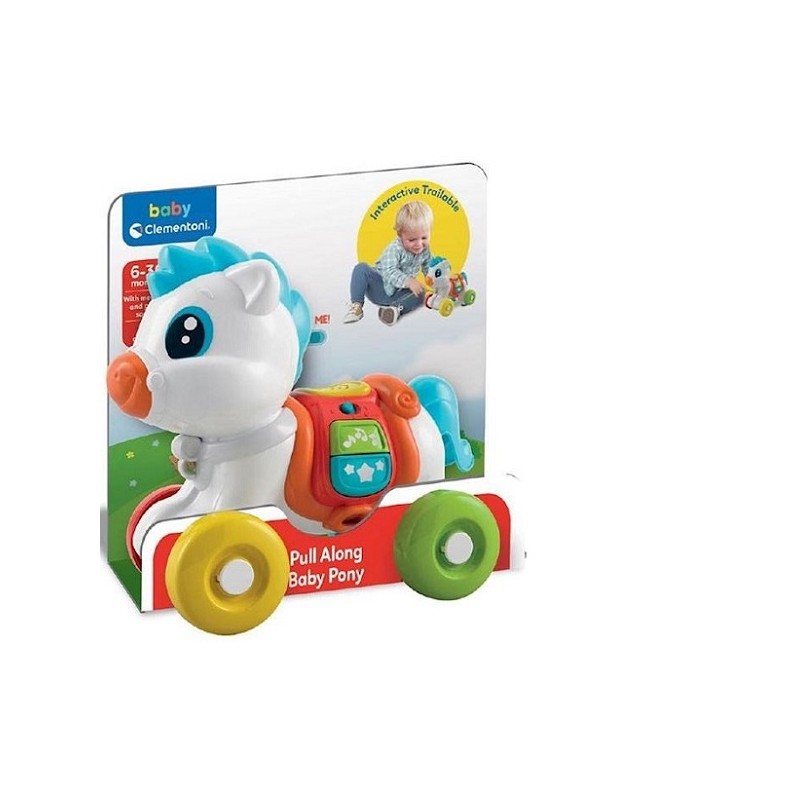 PULL ALONG BABY PONY CLEM