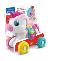 PULL ALONG BABY UNICORN CLEM