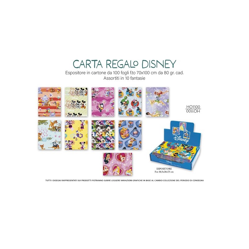 CARTA REGALO DISNEY CF.100pz