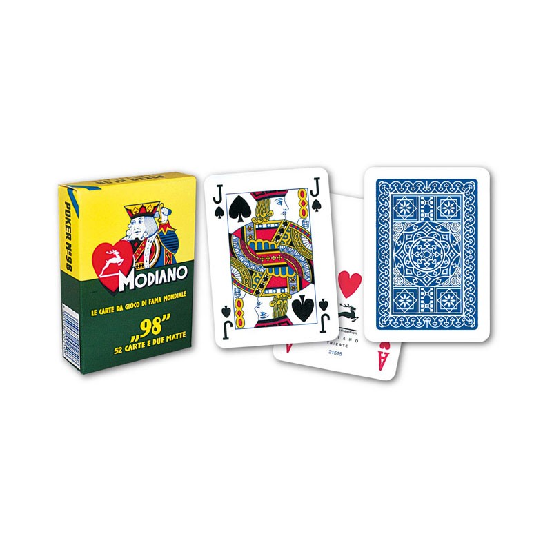 M2 Store Carte Poker Modiano Fondo Blu pz.54 8003080002508