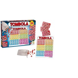 GIOCO TOMBOLA 24 CARTELLE...