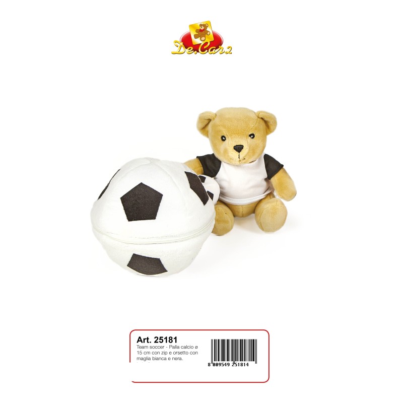 PALLA CALCIO 15 CM PEL.