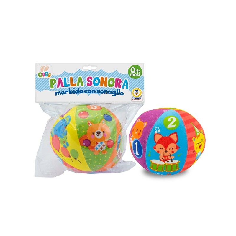 PALLA SONORA MORBIDA CON SONAGLIO