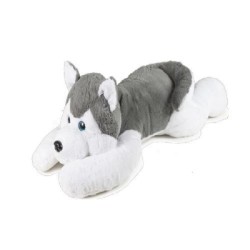 PELUCHE CANE HUSKY STESO CM...