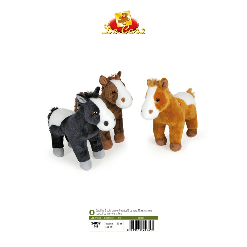 PELUCHE CAVALLINO CM.25