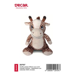 PELUCHE GIRAFFA SEDUTA CM...