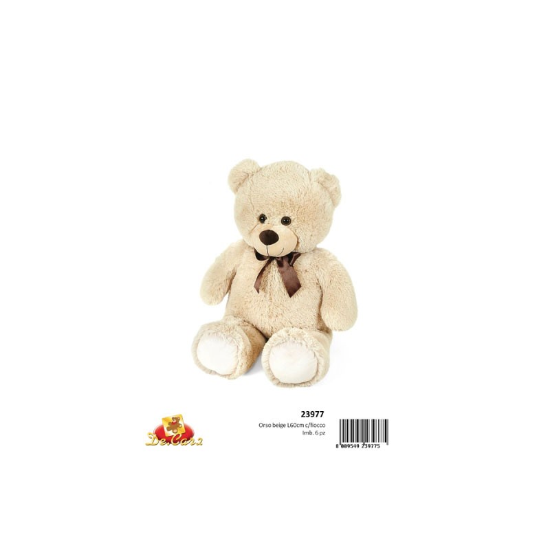 PELUCHE ORSO BEIGE L. 60CM