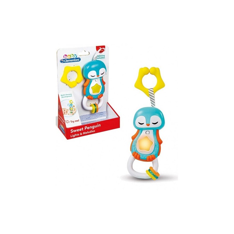 INTERACTIVE RATTLE - PENGUIN CLEM