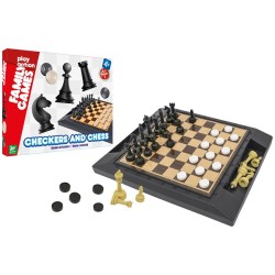 GIOCO SCACCHI/DAMA IN PLASTICA