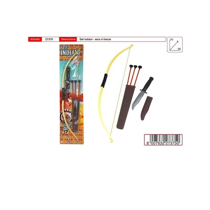 SET INDIANO CON ARCO