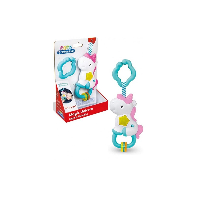 INTERACTIVE RATTLE - UNICORN CLEM