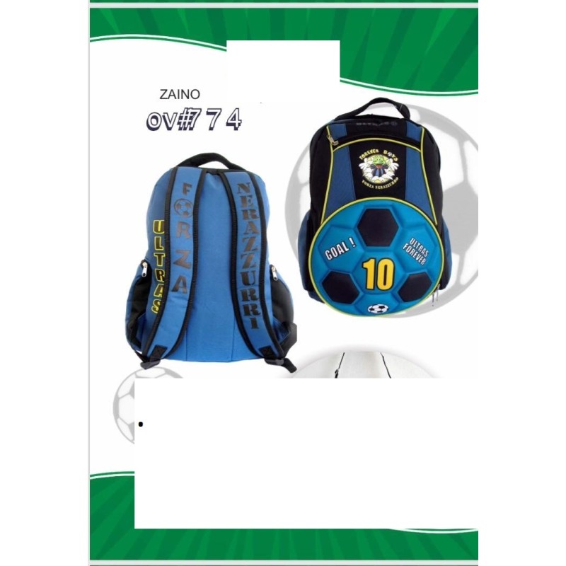 ZAINO NEROAZZURRO GRANDE