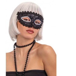 MASCHERA NERA C/PIZZO