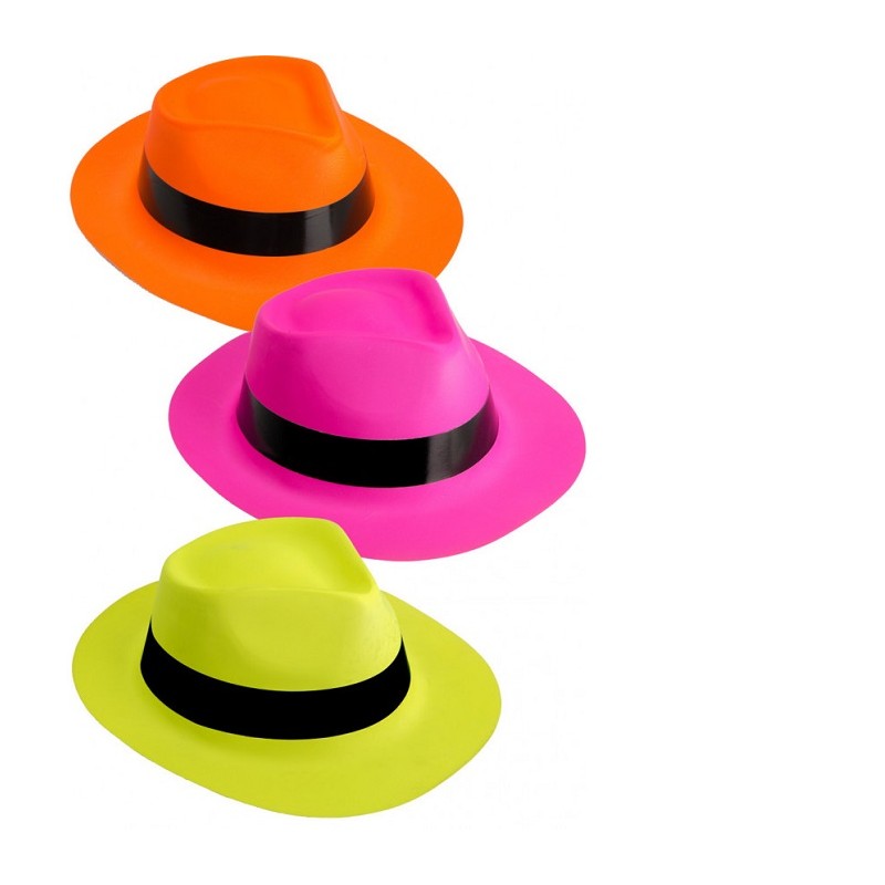 CAPPELLO GANGSTER FLUO PLAST. (TG.58)