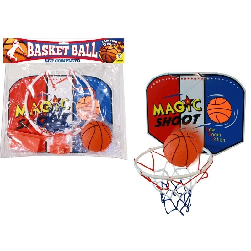 GIOCO BASKET C/PALLA GONFIA D. CM 20