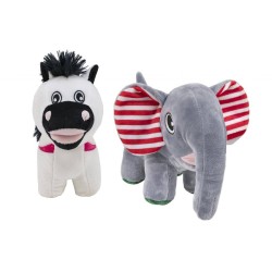 PELUCHE ELEFANTE/ZEBRA  CM.18/24