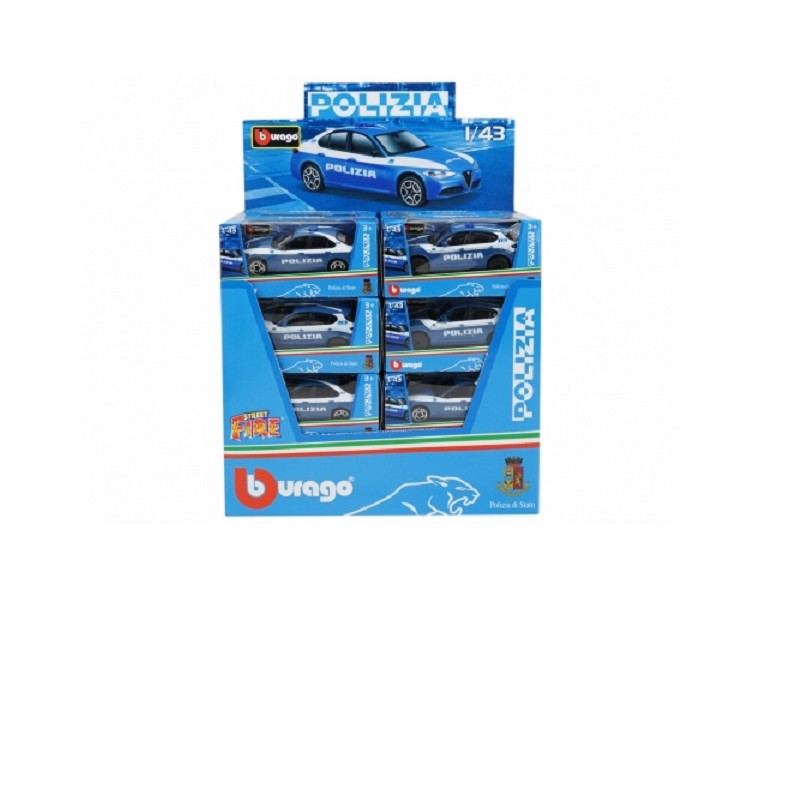 AUTO POLIZIA BURAGO 1:43