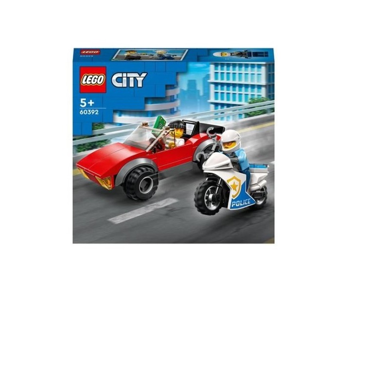 LEGO CITY INSEGUIMENTO MOTO POLIZIA 60392