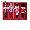 SET 4 pz  SCHIACCIANOCI LEGNO CM.13