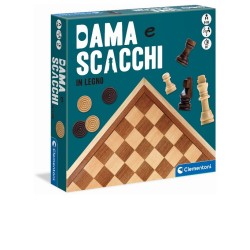 SCACCHI + DAMA IN LEGNO CLEM