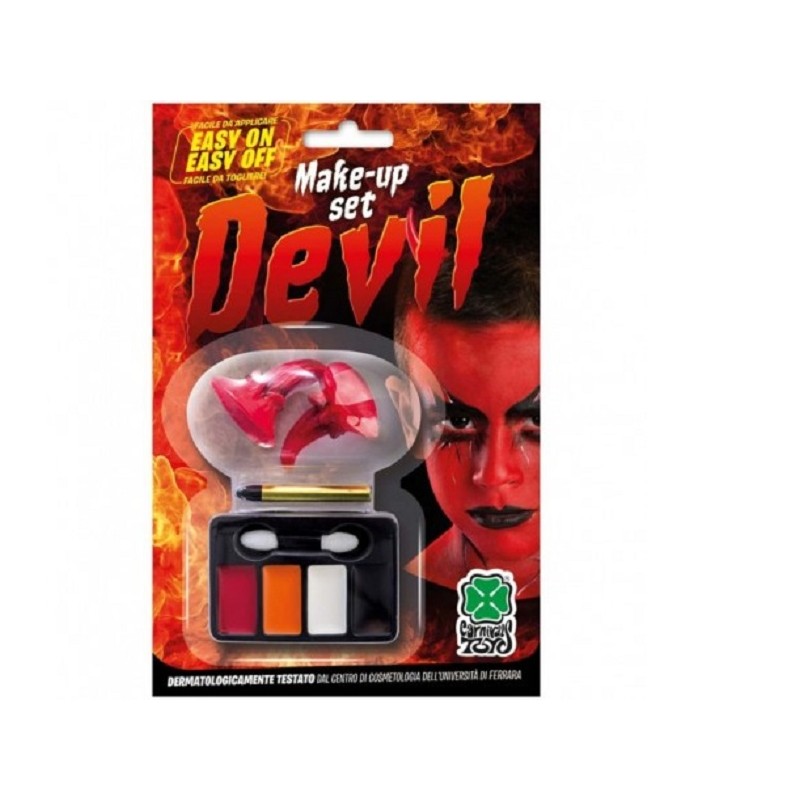 SET TRUCCO DIAVOLO C/CORNA