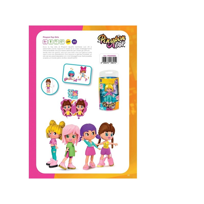 PINYPON TOP GIRLS ASSORTITI