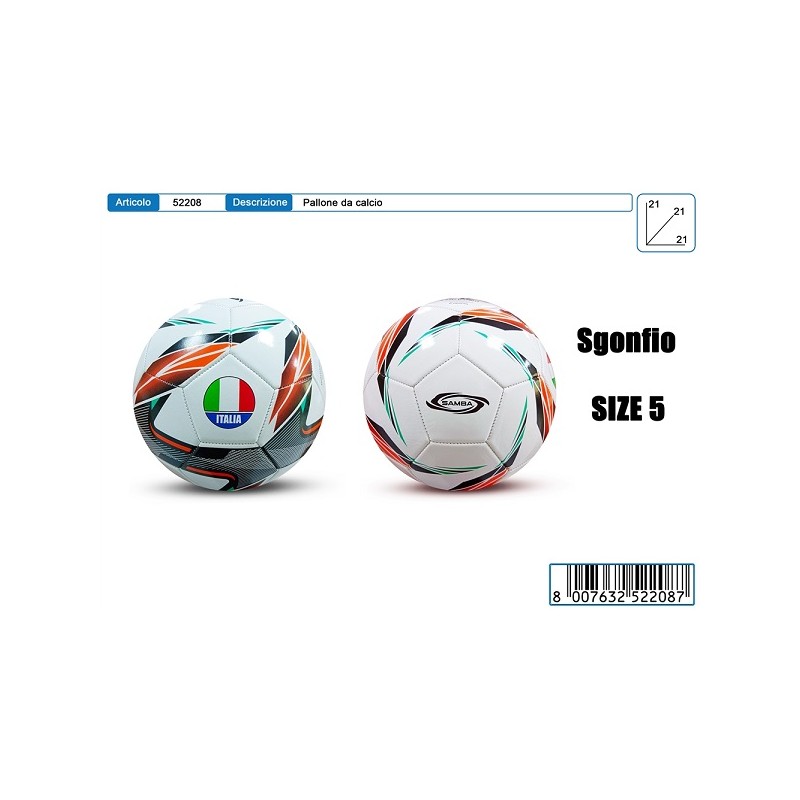 PALLONE SAMBA CALCIO COLOR TEK