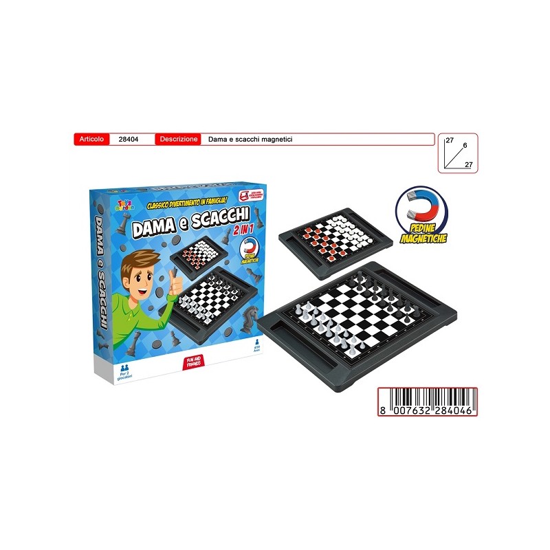 SCACCHI E DAMA 2IN1