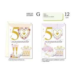 BIGLIETTO ANNIVERSARIO 50 ANNI