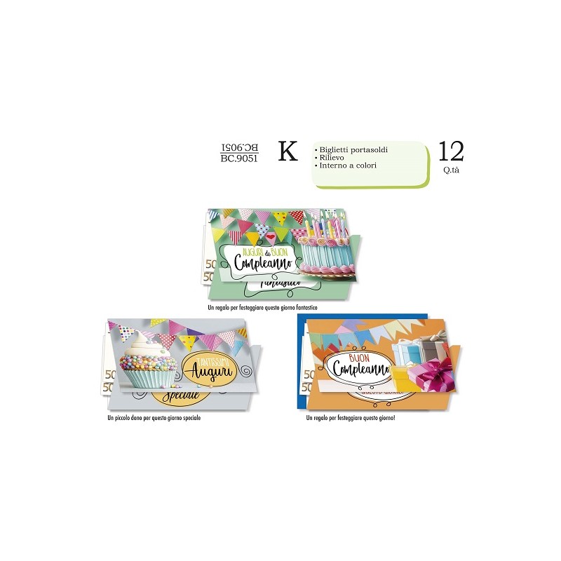 Biglietti Portasoldi bambini BC 9051