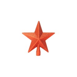 Puntale Rosso A Stella 3D...