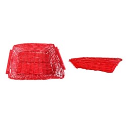 Cesto Rett.Rosso Cm52*42*12