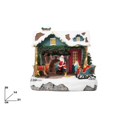 CASA DI  BABBO NATALE 21X14X20