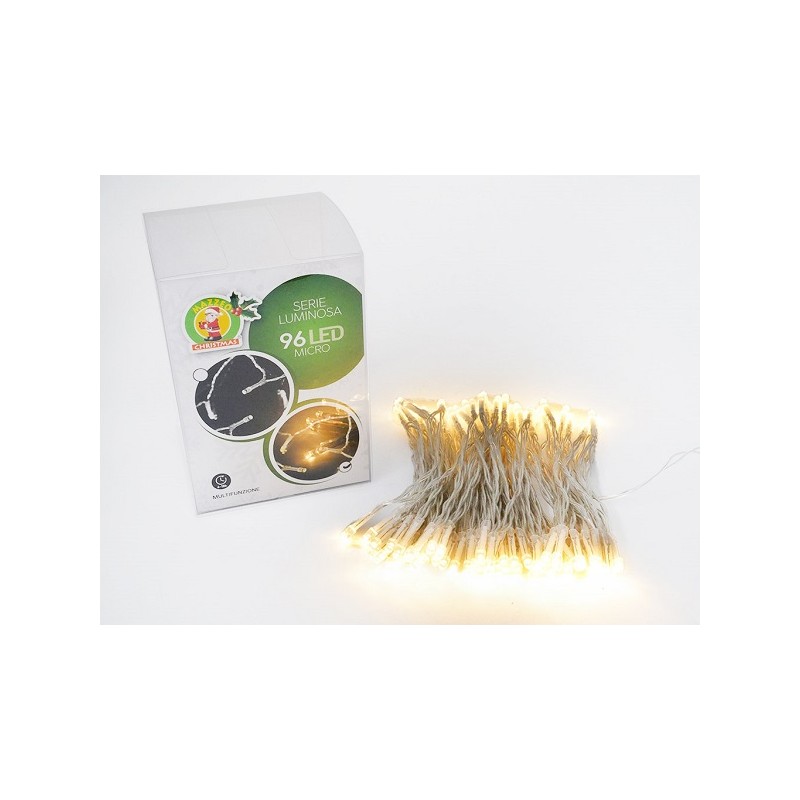 LUCE LED 96 CALDA CAVO TRASP. 100CM.