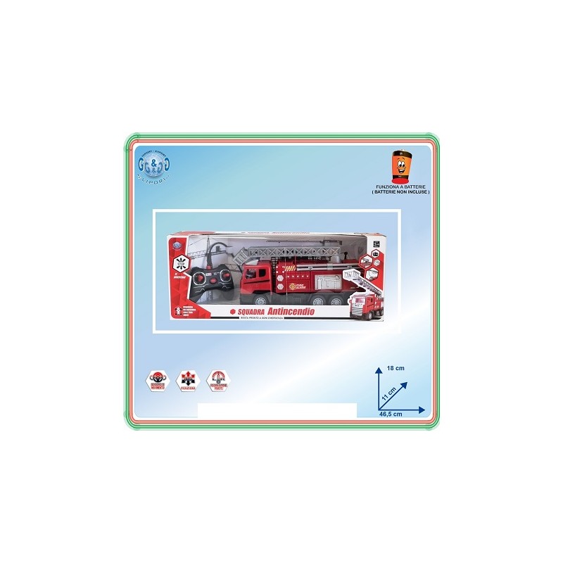 POMPIERI C/AUTOSCALA R/C CM 46