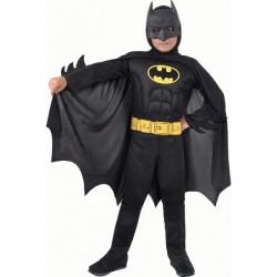 BATMAN COSTUME C/MUSCOLI NERO