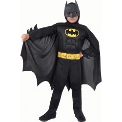 BATMAN COSTUME C/MUSCOLI NERO