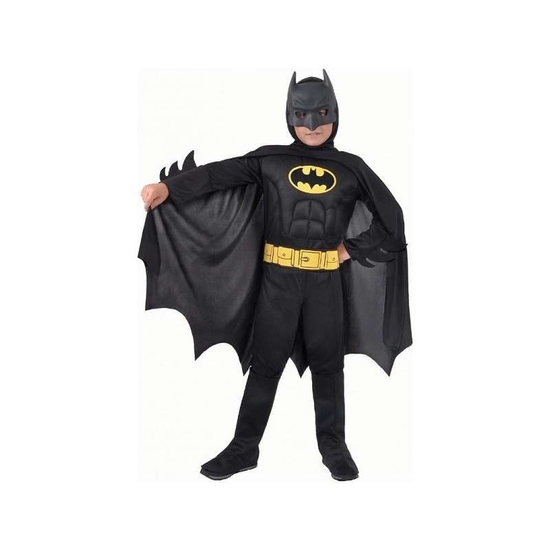 BATMAN COSTUME C/MUSCOLI NERO