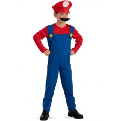 COSTUME MECCANICO MARIO 6-7...