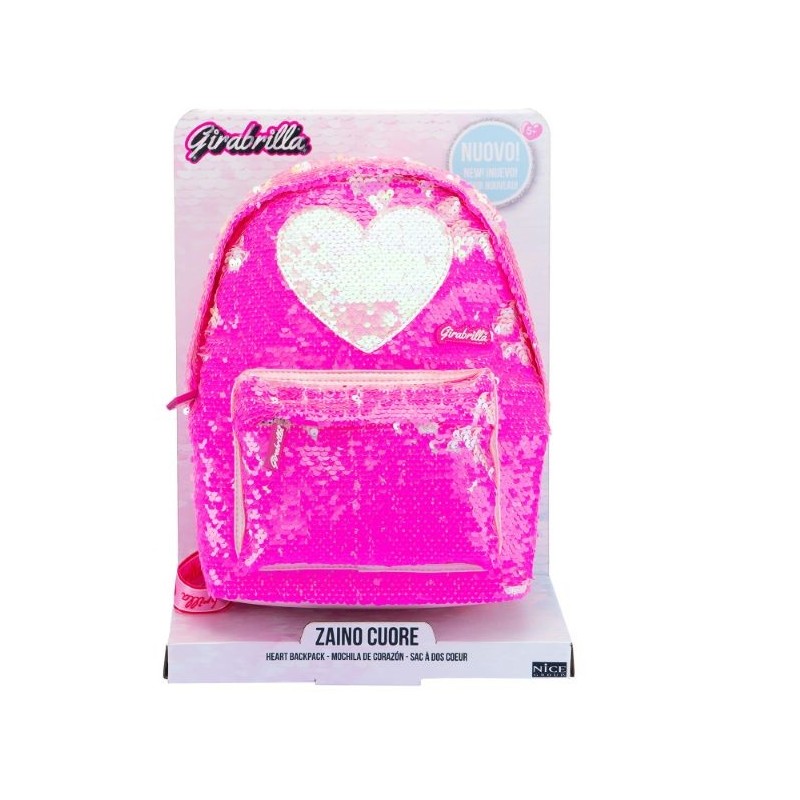 ZAINO GIRABRILLA HEART BACKPACK