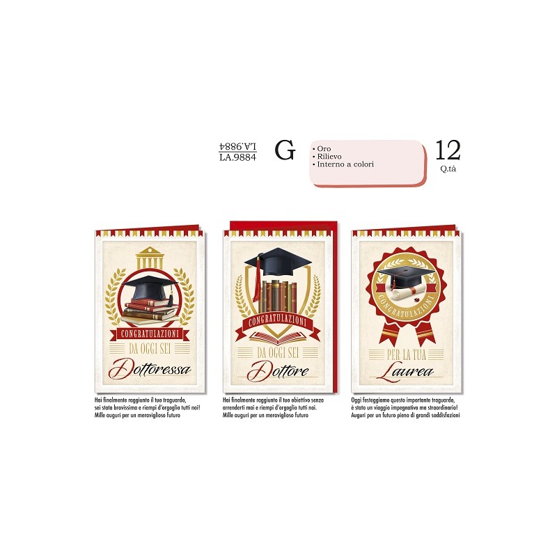 BIGLIETTI LAUREA