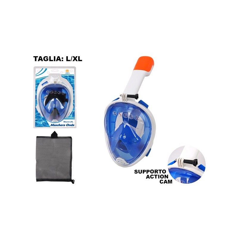 MASCHERA ONDA L/XL C/SACCA