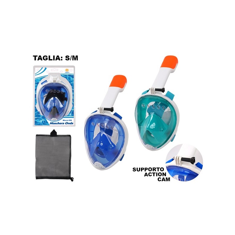 MASCHERA ONDA S/M C/SACCA