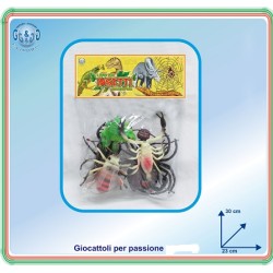 ANIMALI INSETTI IN  BUSTA 6 PZ