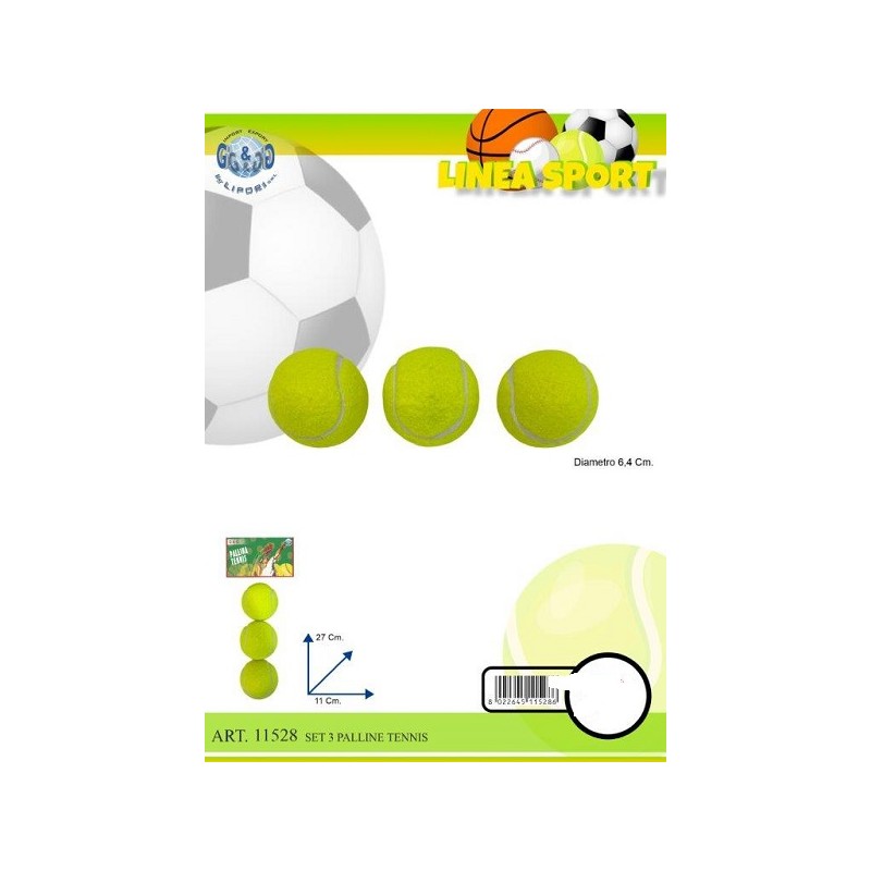 PALLE TENNIS SET DA 3