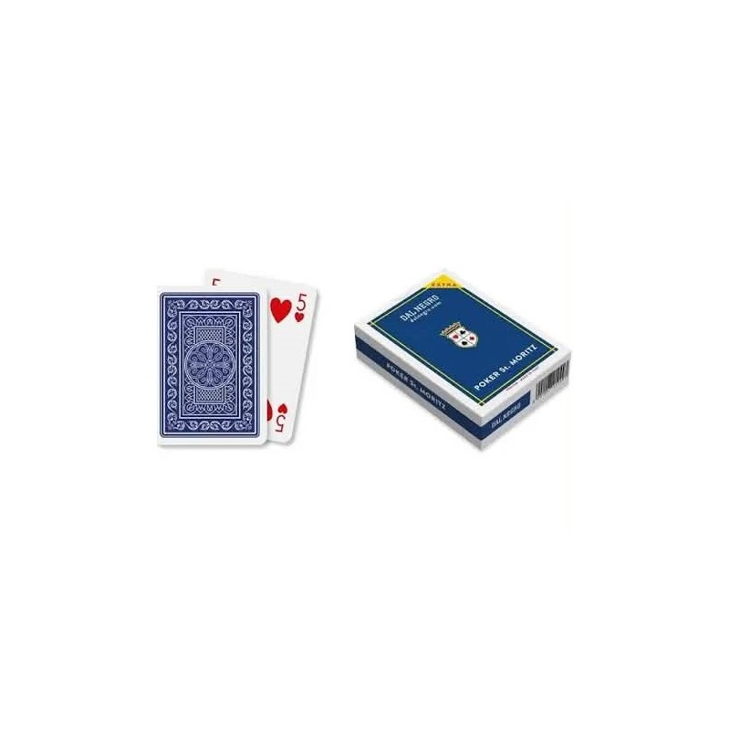 CARTE POKER ST. MORITZ BLU EXTRA