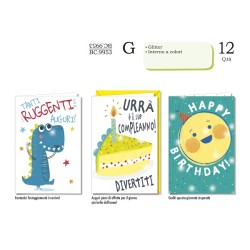 BIGLIETTI COMPLEANNO BAMBINI