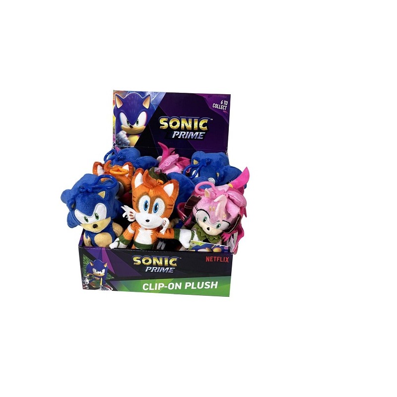 SONIC PELUCHE PORTACIAVI 15CM