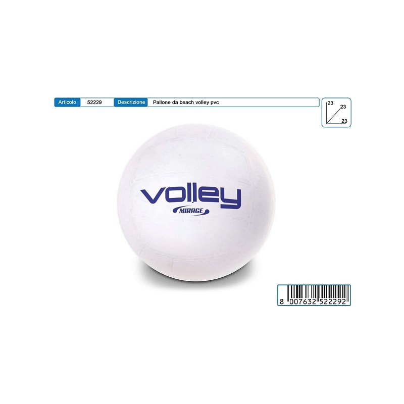 PALLONE VOLLEY GOMMA 240 GR