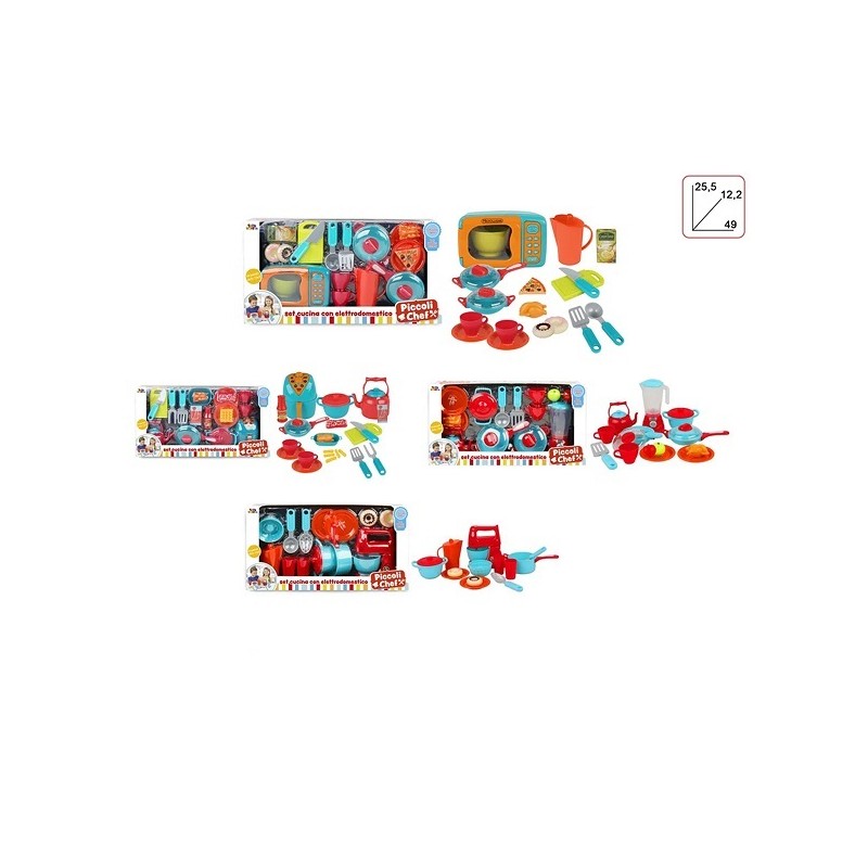 SET CHEF COLORATO GRANDE CON ELETTRODOMESTICO